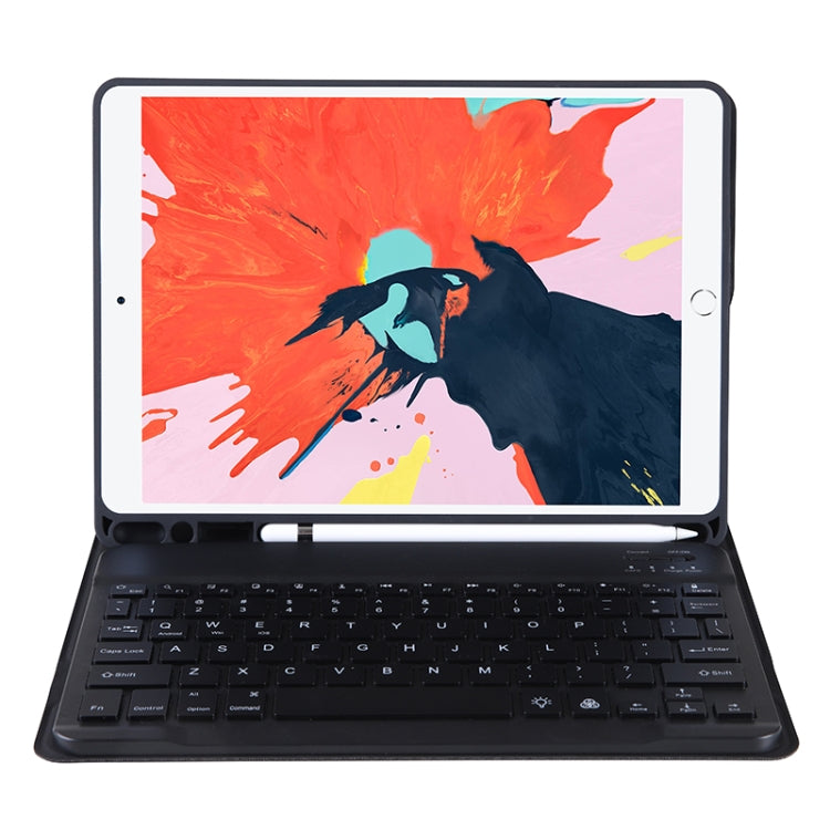 T07BB For iPad 9.7 inch / iPad Pro 9.7 inch / iPad Air 2 / Air (2018 & 2017) TPU Candy Color Ultra-thin Bluetooth Keyboard Tablet Case with Stand & Pen Slot(Black) - Universal by PMC TechLife | Online Shopping South Africa | PMC TechLife | Buy Now Pay Later Mobicred