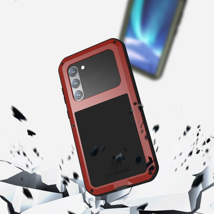 For Samsung Galaxy S23+ 5G LOVE MEI Metal Shockproof Life Waterproof Dustproof Phone Case(Yellow) - Galaxy S23+ 5G Cases by LOVE MEI | Online Shopping South Africa | PMC TechLife | Buy Now Pay Later Mobicred