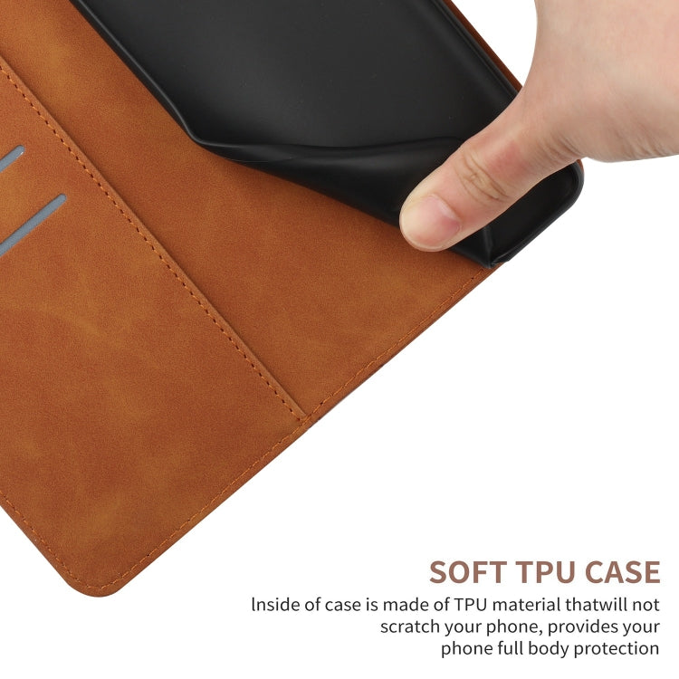 For Motorola Edge 40 Pro 5G Stitching Embossed Leather Phone Case(Brown) - free shipping - PMC TechLife - Order now!