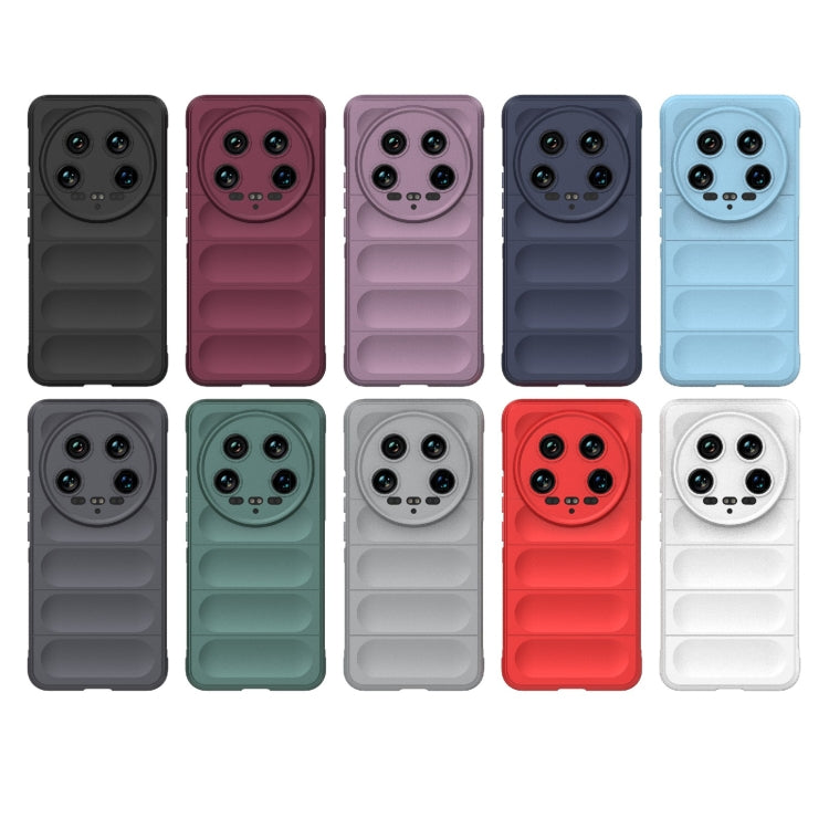 For Xiaomi 14 Ultra Magic Shield TPU + Flannel Phone Case(Dark Blue) - 14 Ultra Cases by PMC TechLife | Online Shopping South Africa | PMC TechLife | Buy Now Pay Later Mobicred