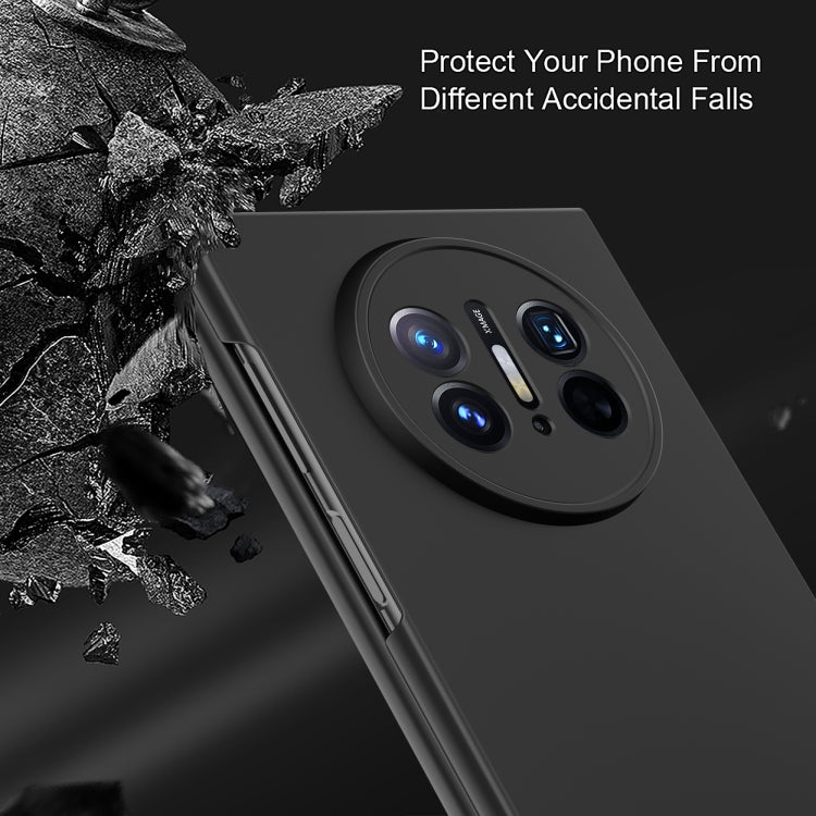 For Huawei Mate X3 Oil-sprayed Integrated Phone Case(Gold) - Huawei Cases by PMC TechLife | Online Shopping South Africa | PMC TechLife | Buy Now Pay Later Mobicred
