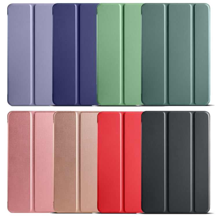 For iPad 9.7 2018 / 2017 / Air 2 / Air 3-folding TPU Horizontal Flip Leather Tablet Case with Holder(Rose Gold) - iPad 9.7 (2018) & (2017) Cases by PMC TechLife | Online Shopping South Africa | PMC TechLife