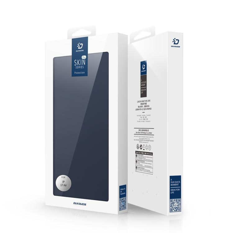 For iPhone 17 Air DUX DUCIS Skin Pro Series Flip Leather Phone Case(Blue) - iPhone 17 Air Cases by DUX DUCIS | Online Shopping South Africa | PMC TechLife | Buy Now Pay Later Mobicred