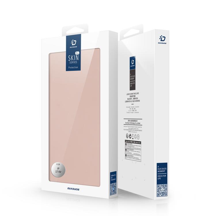 For iPhone 17 Air DUX DUCIS Skin Pro Series Flip Leather Phone Case(Rose Gold) - iPhone 17 Air Cases by DUX DUCIS | Online Shopping South Africa | PMC TechLife | Buy Now Pay Later Mobicred
