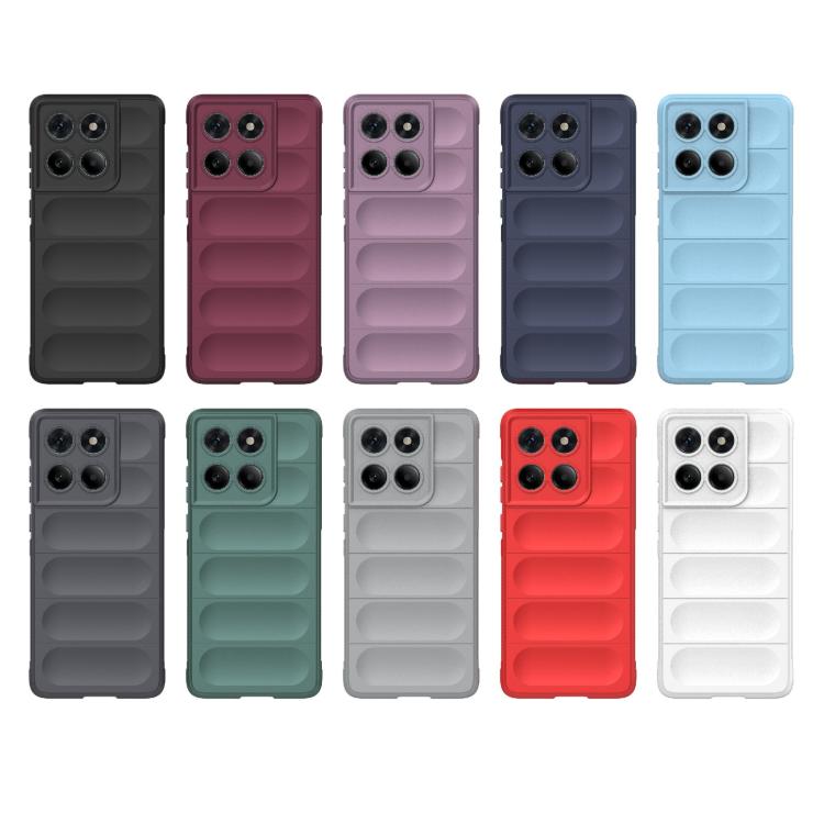 For Motorola Edge 60 Fusion 5G Global Magic Shield TPU + Flannel Phone Case(Dark Grey) - free shipping - PMC TechLife - Order now!