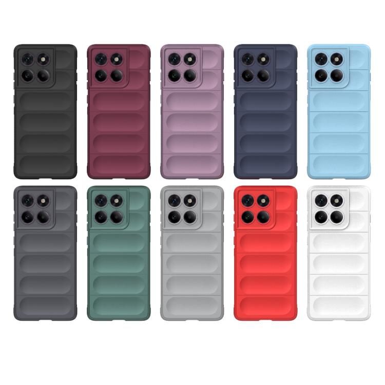 For Motorola Edge 60 Pro 5G Magic Shield TPU + Flannel Phone Case(Black) - free shipping - PMC TechLife - Order now!