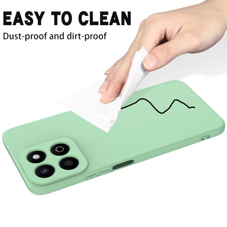 For Honor X6b 5G / Play 60 Plus Solid Color Liquid Silicone Dropproof Full Coverage Phone Case(Green) - free shipping - PMC TechLife - Order now!