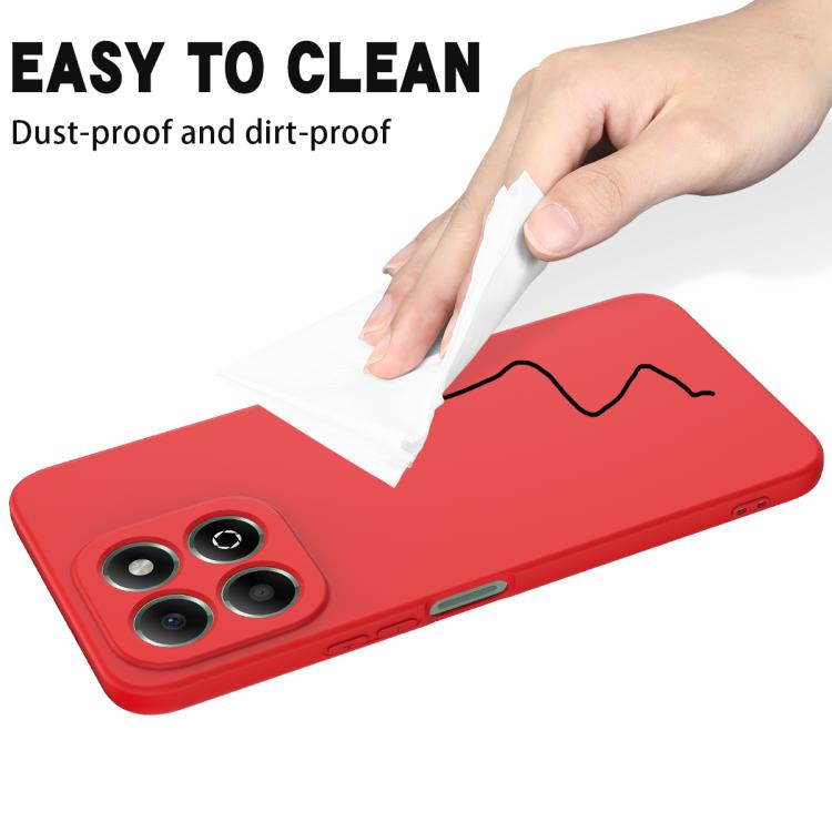 For Honor X6c 4G Solid Color Liquid Silicone Dropproof Full Coverage Phone Case(Red) - free shipping - PMC TechLife - Order now!
