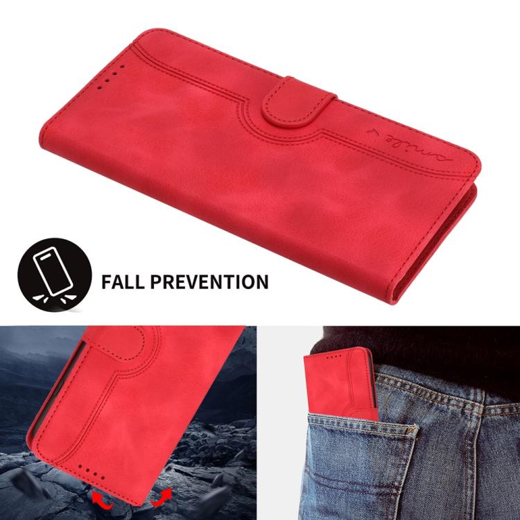 For iPhone 17 Pro Max Heart Pattern Skin Feel Leather Phone Case(Red) - free shipping - PMc TechLife - Order now!