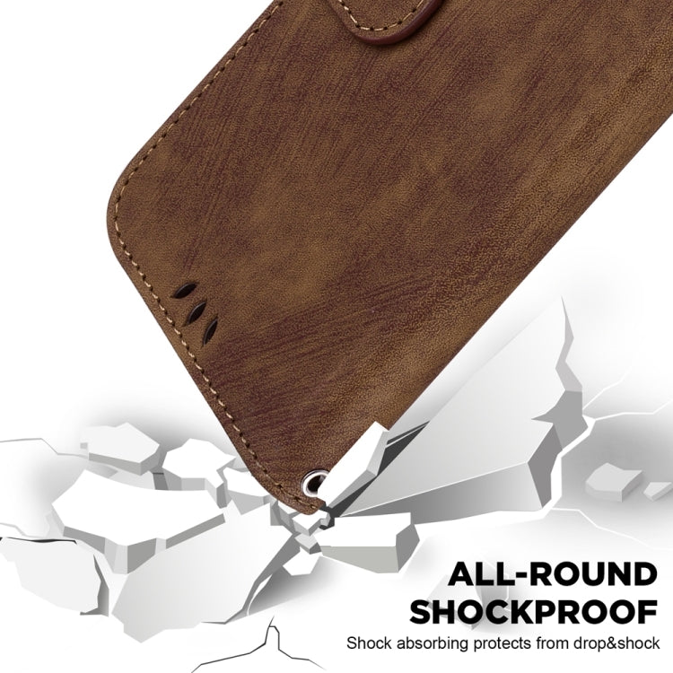 For Honor X5 Plus / Play 40C Little Tiger Embossed Leather Phone Case(Brown) - Honor Cases by PMC TechLife | Online Shopping South Africa | PMC TechLife