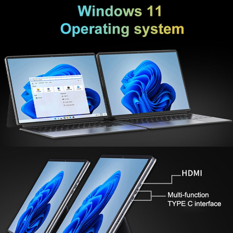 Pipo W14 14.1 inch 2 in 1 Tablet PC, 16GB+512GB, Windows 11 Intel Alder Lake N100 Quad Core, with Keyboard Leather Case - free shipping - PMC TechLife - Order now!