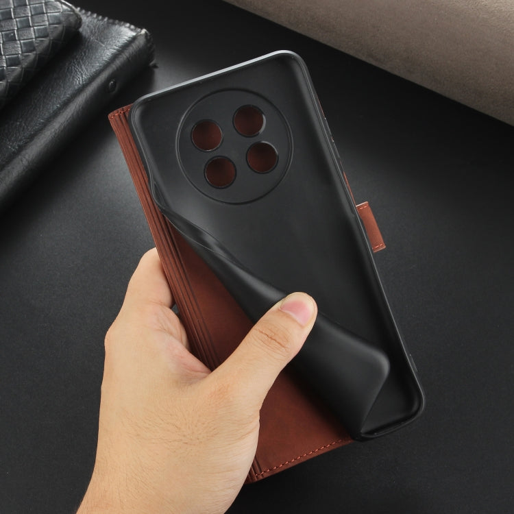 For Huawei Enjoy 60X/nova Y91 AZNS Skin Feel Calf Texture Flip Leather Phone Case(Black) - free shipping - PMC TechLife - Order now!