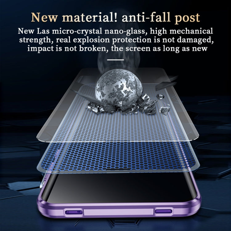 For Huawei Mate 60 Magnetic Double-side HD Tempered Glass Phone Case(Purple) - free shipping - PMC TechLife - Order now!