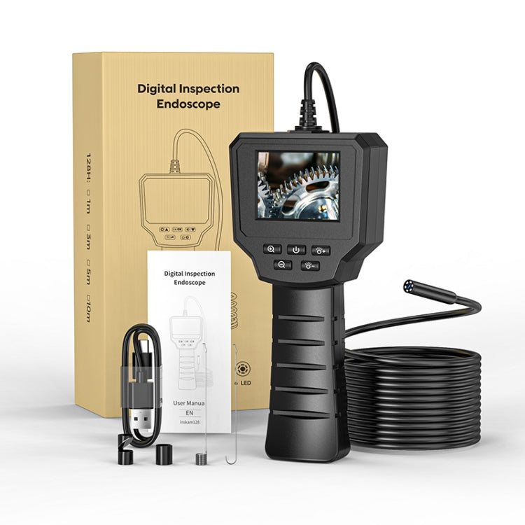 128AV 8mm Lenses Industrial Pipeline Endoscope with 2.4 inch Screen, Spec:3m Tube - by PMC TechLife | Online Shopping South Africa | PMC TechLife | Buy Now Pay Later Mobicred