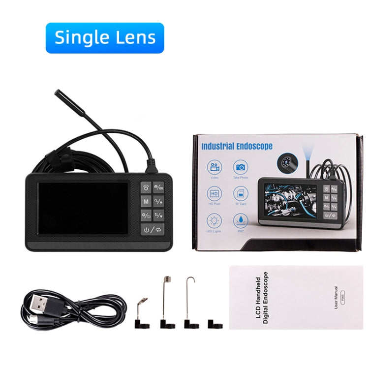 P005 8mm Single Lenses Industrial Pipeline Endoscope with 4.3 inch HD Screen, Spec:10m Tube - by PMC TechLife | Online Shopping South Africa | PMC TechLife | Buy Now Pay Later Mobicred