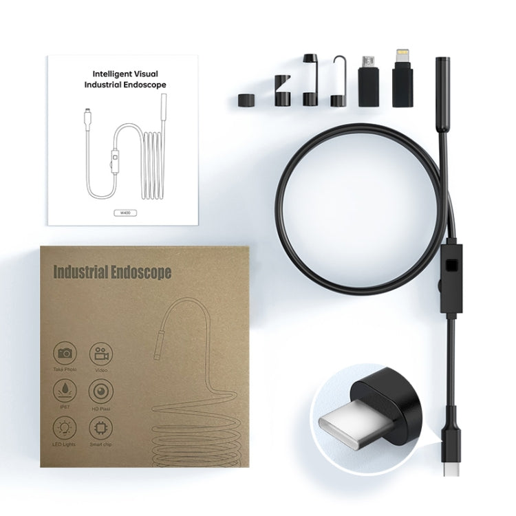 YP105 8mm Lenses 2MP HD Industry Endoscope Support Mobile Phone Direct Connection, Length:5m - by PMC TechLife | Online Shopping South Africa | PMC TechLife | Buy Now Pay Later Mobicred