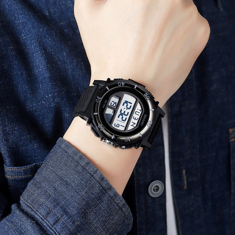 SKMEI 2099 Multifunctional Men Outdoor 50M Waterproof Luminous Digital Wrist Watch(Black) - free shipping - PMC TechLife - Order now!