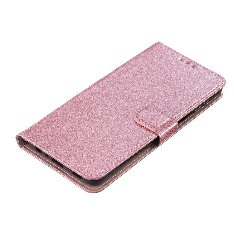 For Motorola Moto G56 5G Glitter Powder Flip Leather Phone Case(Rose Gold) - free shipping - PMC TechLife - Order now!