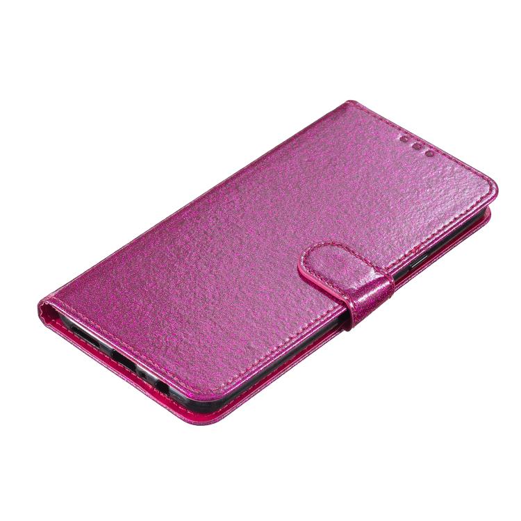 For Motorola Moto G86 5G Glitter Powder Flip Leather Phone Case(Rose Red) - free shipping - PMC TechLife - Order now!