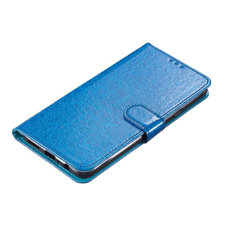 For Motorola Moto G86 5G Glitter Powder Flip Leather Phone Case(Blue) - free shipping - PMC TechLife - Order now!