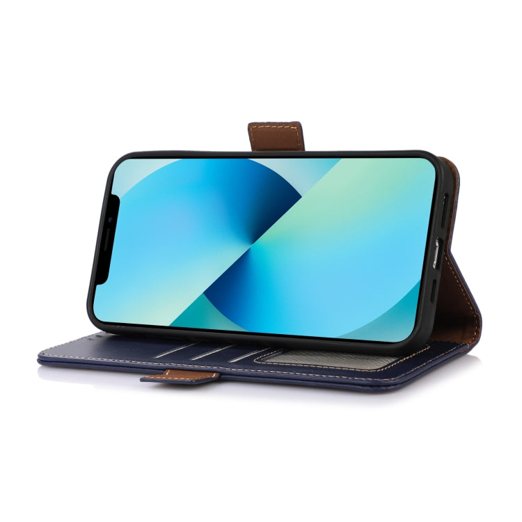 For Xiaomi 14 Ultra Magnetic Crazy Horse Texture Genuine Leather RFID Phone Case(Blue) - free shipping - PMC TechLife - Order now!