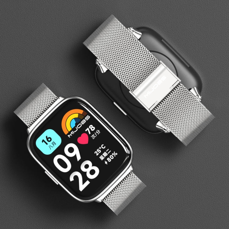 For Redmi Watch 3 Lite / Watch 3 Active Mijobs Milan Buckle Metal Watch Band(Rose Gold) - free shipping - PMC TechLife - Order now!