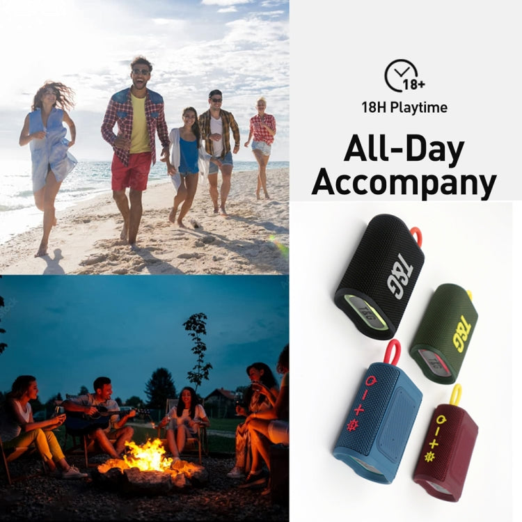 T&G TG396 Outdoor Portable Ambient RGB Light IPX7 Waterproof Bluetooth Speaker(Blue) - free shipping - PMC Jewellery - Order now!