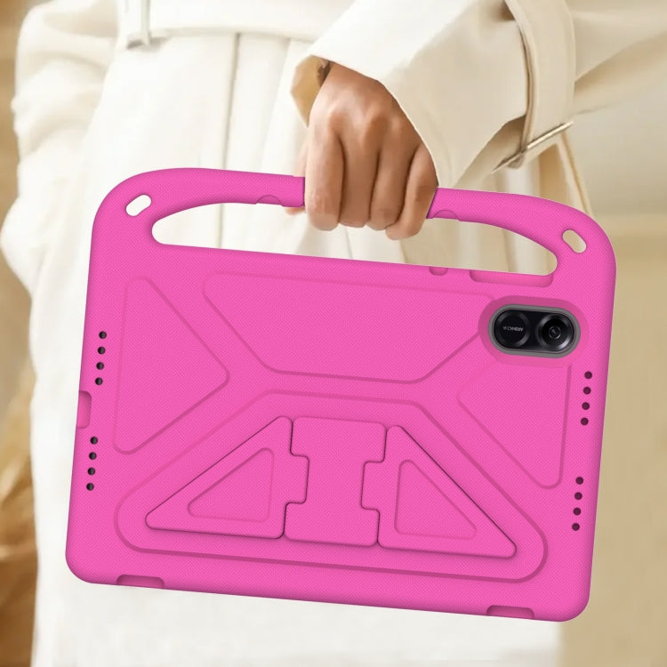 For Honor Pad X9 / X8 Pro Handle Portable EVA Shockproof Tablet Case(Rose Red) - Honor by PMC TechLife | Online Shopping South Africa | PMC TechLife | Buy Now Pay Later Mobicred