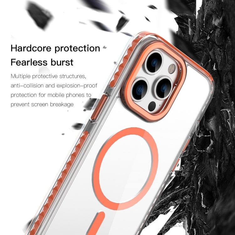 For iPhone 15 Pro Mutural Cushion Series MagSafe Magnetic Phone Case(Black) - iPhone 15 Pro Cases by Mutural | Online Shopping South Africa | PMC TechLife