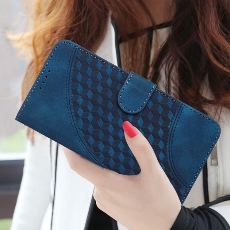 For iPhone 17 YX0060 Elephant Head Embossed Phone Leather Case with Lanyard(Royal Blue) - free shipping - PMc TechLife - Order now!