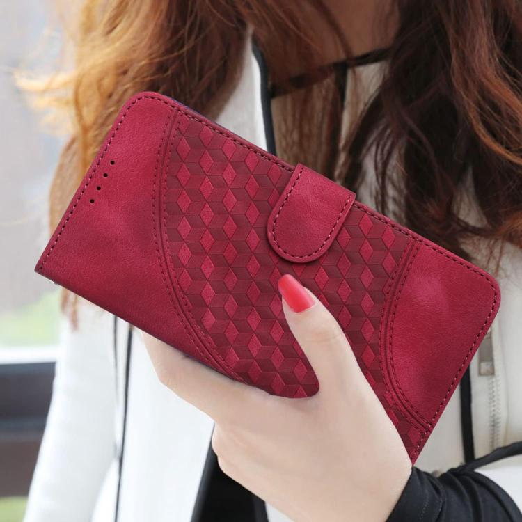 For iPhone 17 Pro YX0060 Elephant Head Embossed Phone Leather Case with Lanyard(Rose Red) - free shipping - PMc TechLife - Order now!