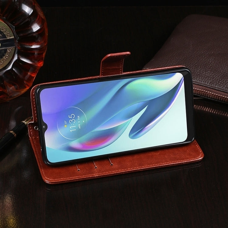 For Nothing Phone 2 idewei Crazy Horse Texture Leather Phone Case with Holder(Brown) - free shipping - PMC Jewellery - Order now!