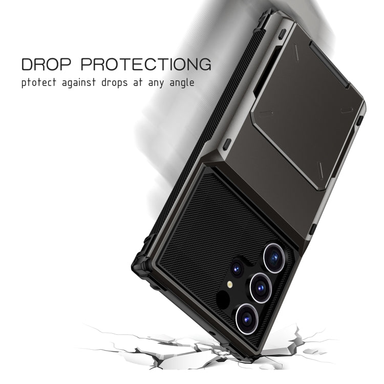 For Samsung Galaxy S24 Ultra 5G Scratch-Resistant Shockproof Heavy Duty Rugged Armor Phone Case(White) - Galaxy S24 Ultra 5G Cases by PMC TechLife | Online Shopping South Africa | PMC TechLife