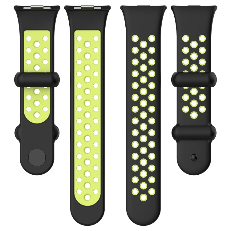 For Redmi Watch 4 Two Color Silicone Sports Watch Band(Midnight Blue White) - Watch Bands by PMC TechLife | Online Shopping South Africa | PMC TechLife