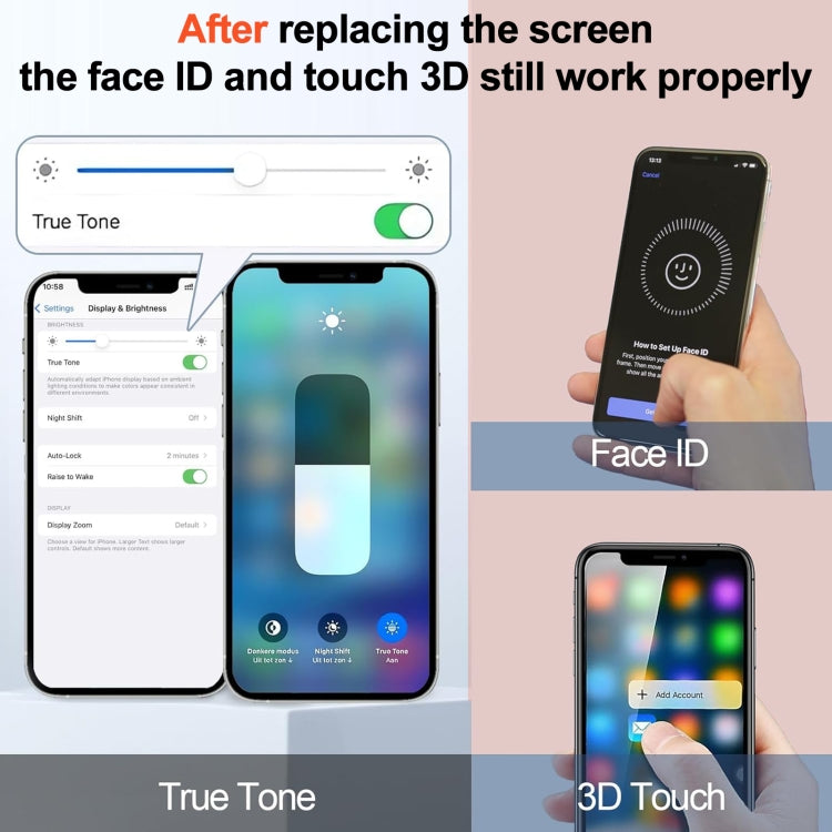 For iPhone 13 Pro Max RJ Incell LCD Screen - free shipping - PMC TechLife - Order now!