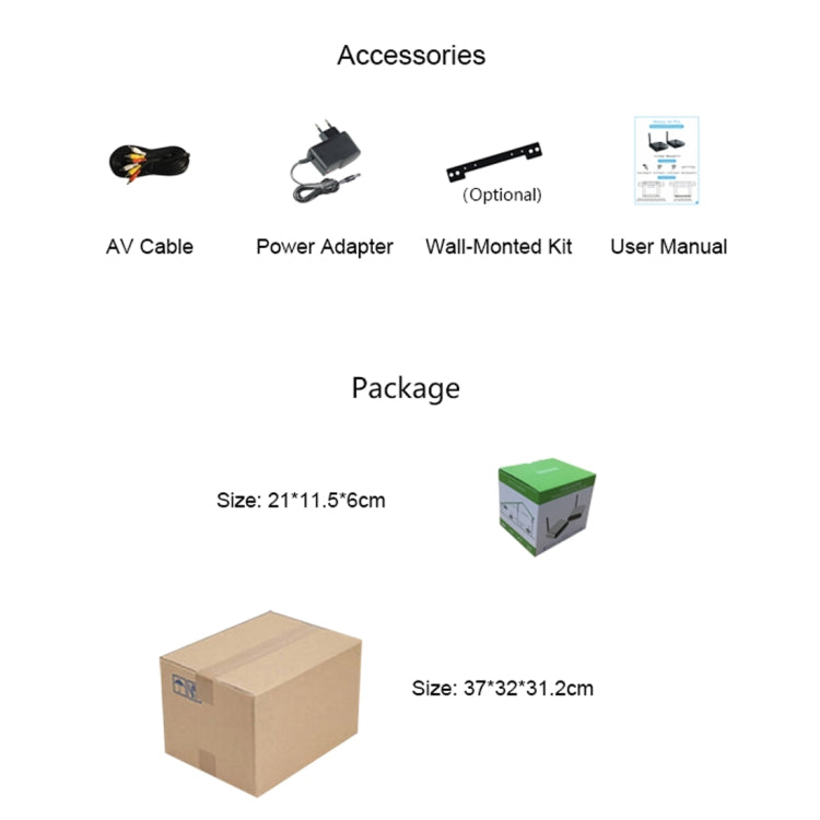 Measy AV230-2 2.4GHz Set-top Box Wireless Audio / Video Transmitter + 2 Receiver, Transmission Distance: 300m, US Plug, with IR Extension Function - free shipping - PMC Jewellery - Order now!