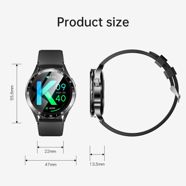 X10 Headphones Smart Watch 1.39 inch Waterproof Bracelet, Support Bluetooth Call / NFC / Heart Rate(Black + Leather) - free shipping - PMC TechLife - Order now!