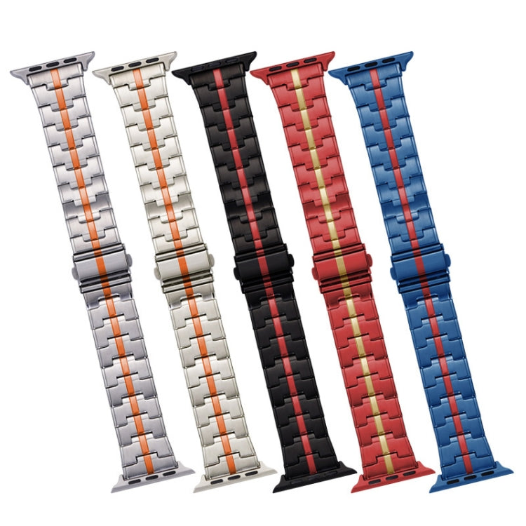 For Apple Watch SE 2023 40mm Stainless Steel Watch Band(Starlight) - free shipping - PMC TechLife - Order now!