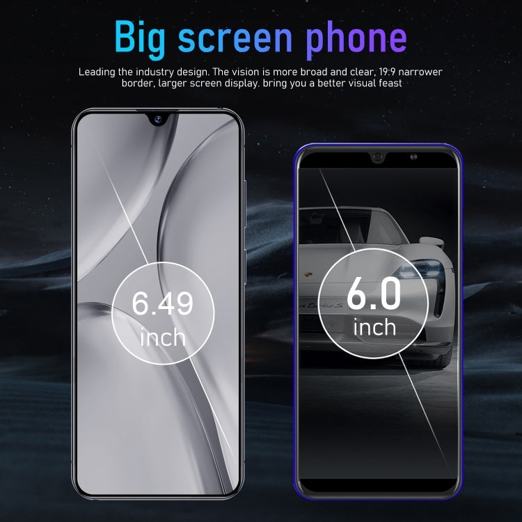 Note40 / X16, 2GB+16GB, 6.49 inch Face Identification Android 8.1 MTK6580A Quad Core, Network: 3G, Dual SIM(Blue) - by PMC TechLife | Online Shopping South Africa | PMC TechLife