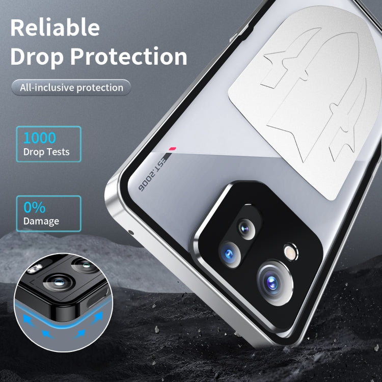For ASUS ROG Phone 8 / 8 Pro Metal Cooling Phone Case(Silver) - ASUS Cases by PMC TechLife | Online Shopping South Africa | PMC TechLife