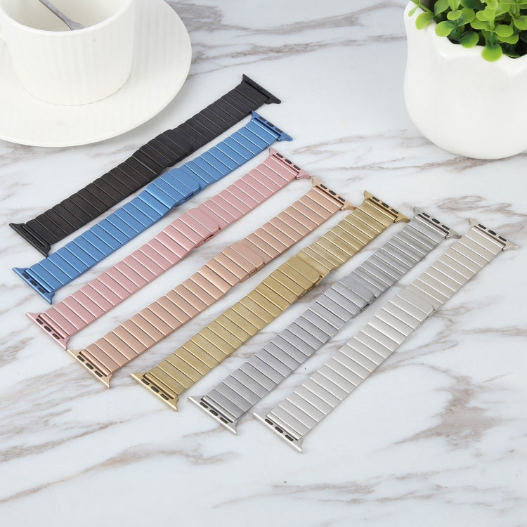 For Apple Watch Series 5 44mm Bamboo Stainless Steel Magnetic Watch Band(Pink) - free shipping - PMC TechLife - Order now!