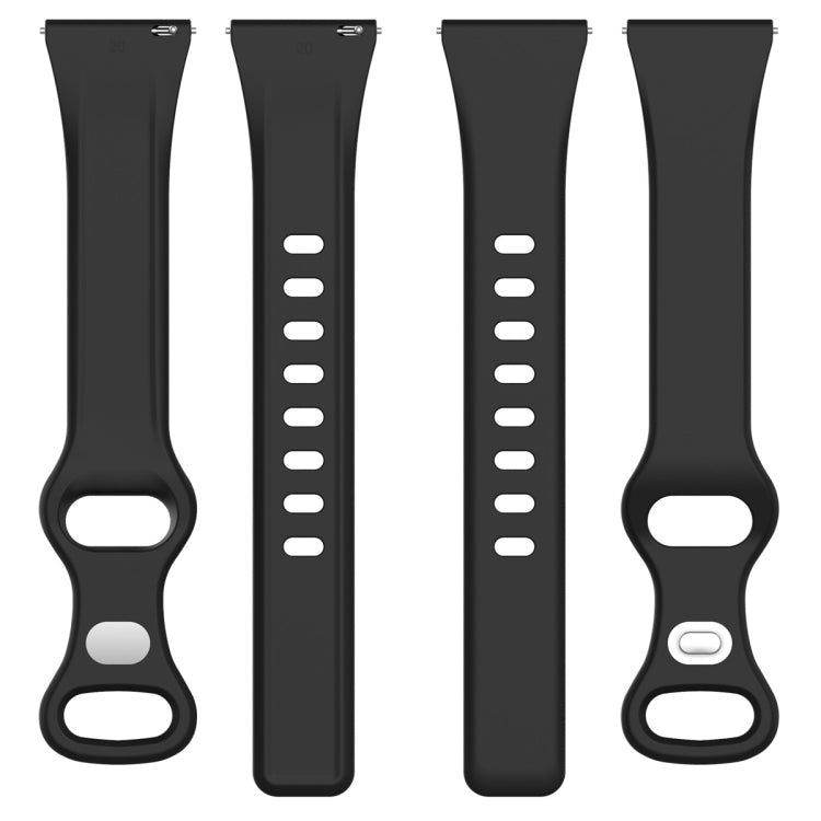 20mm Slim Reverse Buckle Silicone Watch Band(Bright Yellow) - 20mm Bands by PMC TechLife | Online Shopping South Africa | PMC TechLife