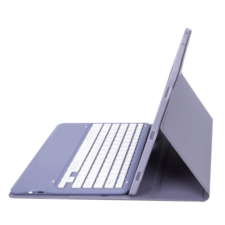 For iPad Pro 13 2024 A13B Detachable Ultra-Thin Bluetooth Keyboard Leather Tablet Case with Pen Slot(Purple) - For iPad Pro by PMC TechLife | Online Shopping South Africa | PMC TechLife | Buy Now Pay Later Mobicred