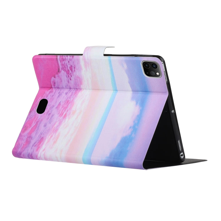 For iPad Pro 11 2024 Voltage Coloured Drawing Smart Leather Tablet Case(Marble) - iPad Pro 11 2024 Cases by PMC TechLife | Online Shopping South Africa | PMC TechLife | Buy Now Pay Later Mobicred