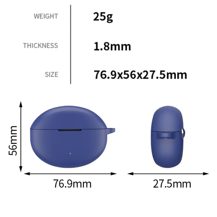 For OPPO Enco Air4 Pro Headset Silicone Protective Case(Red) - free shipping - PMC Jewellery - Order now!