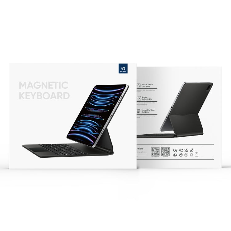 DUX DUCIS MK Series Floating Magnetic Keyboard Tablet Leather Case For iPad Pro 13 2024(Black) - free shipping - PMC TechLife - Order now!