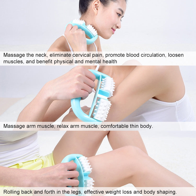 Body Mini Roller Meridian Massager(Rose Red Piece) - free shipping - PMC TechLife - Order now!