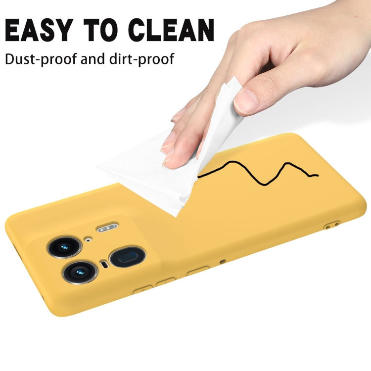 For Motorola Moto X50 Ultra Solid Color Liquid Silicone Dropproof Full Coverage Phone Case(Yellow) - free shipping - PMC TechLife - Order now!