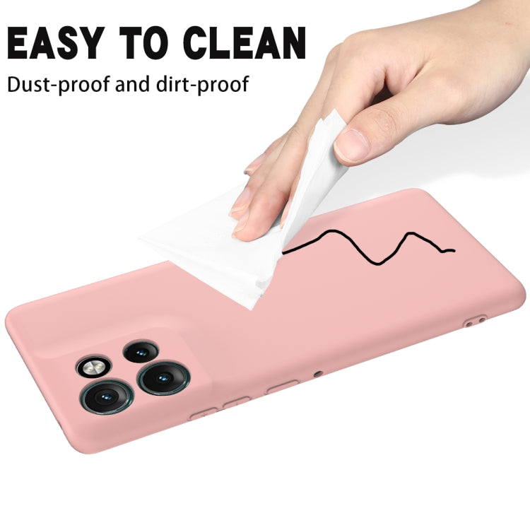 For Motorola Edge 50 Neo / Moto S50 Solid Color Liquid Silicone Dropproof Full Coverage Phone Case(Pink) - free shipping - PMC TechLife - Order now!