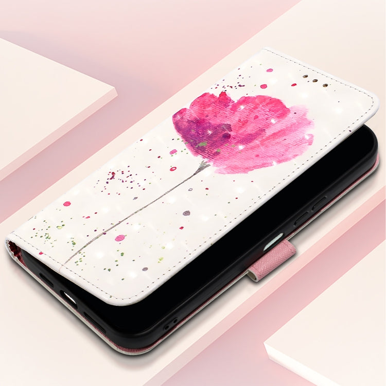 For Samsung Galaxy S25 Ultra 5G 3D Painting Horizontal Flip Leather Phone Case(Flower) - Galaxy S25 Ultra 5G Cases by PMC Jewellery | Online Shopping South Africa | PMC Jewellery | Buy Now Pay Later Mobicred